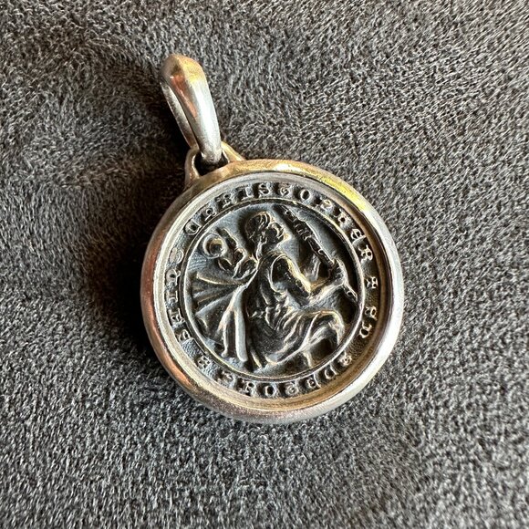 David Yurman St. Christopher Pendant in Sterling Silver - Picture 5 of 11